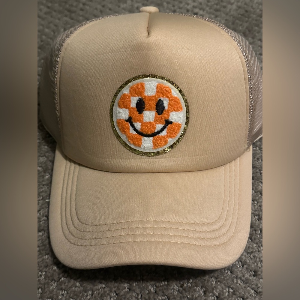 Smiley Face Patch Hat
